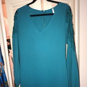 Teal minidress Boutique purchase